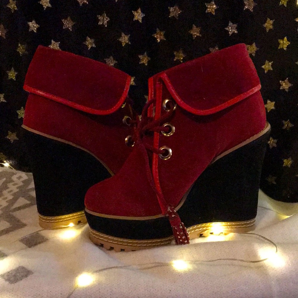 Stunning eye catching make a statement wedges